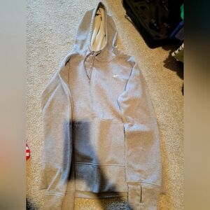 Womens medium grey Nike hoodie